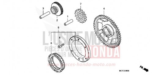 EMBRAYAGE DE DEMARRAGE FJS400D7 de 2007